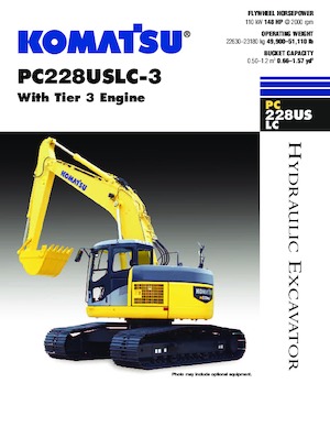 क्रॉलर एक्सकेवेटर Komatsu PC228US-LC-3