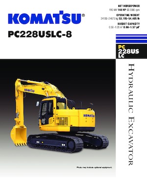 क्रॉलर एक्सकेवेटर Komatsu PC228US-LC-8