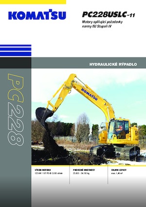 क्रॉलर एक्सकेवेटर Komatsu PC228USLC-11E0
