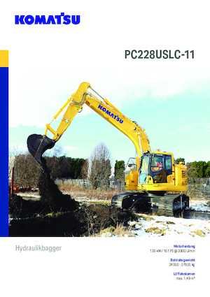 क्रॉलर एक्सकेवेटर Komatsu PC228USLC-11E0