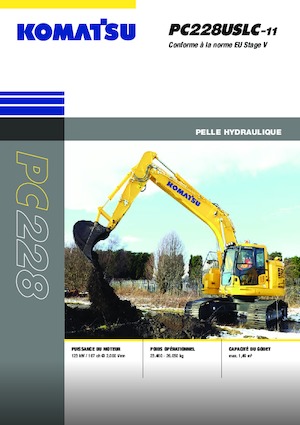 क्रॉलर एक्सकेवेटर Komatsu PC228USLC-11E0