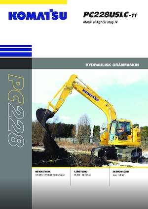 क्रॉलर एक्सकेवेटर Komatsu PC228USLC-11E0