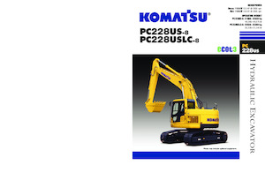 क्रॉलर एक्सकेवेटर Komatsu PC228USLC-8
