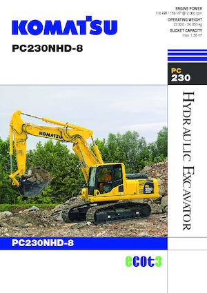 क्रॉलर एक्सकेवेटर Komatsu PC230NHD-8