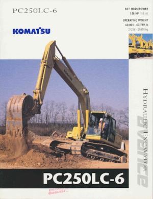 क्रॉलर एक्सकेवेटर Komatsu PC250LC-6