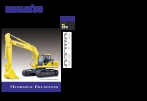 क्रॉलर एक्सकेवेटर Komatsu PC270-7