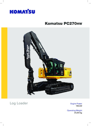 क्रॉलर एक्सकेवेटर Komatsu PC270HW