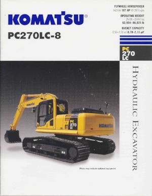क्रॉलर एक्सकेवेटर Komatsu PC270LC-8