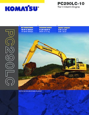क्रॉलर एक्सकेवेटर Komatsu PC290LC-10