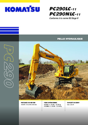 क्रॉलर एक्सकेवेटर Komatsu PC290NLC-11E0