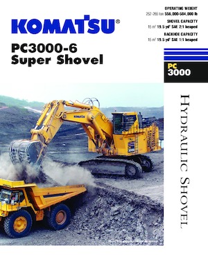 क्रॉलर एक्सकेवेटर Komatsu PC3000-6