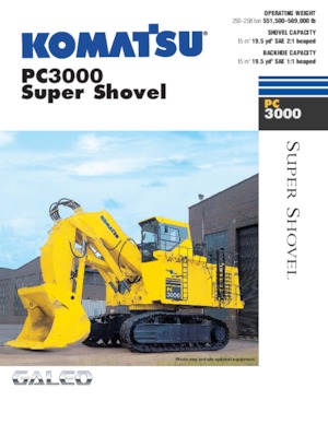 क्रॉलर एक्सकेवेटर Komatsu PC3000