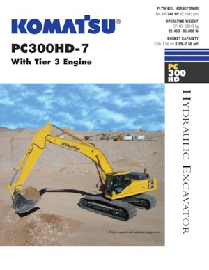 क्रॉलर एक्सकेवेटर Komatsu PC300HD-7