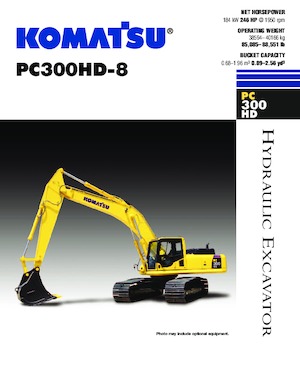 क्रॉलर एक्सकेवेटर Komatsu PC300HD-8