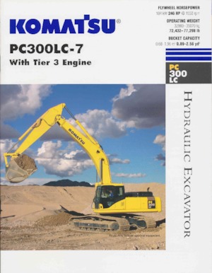 क्रॉलर एक्सकेवेटर Komatsu PC300LC-7