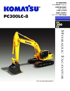 क्रॉलर एक्सकेवेटर Komatsu PC300LC-8