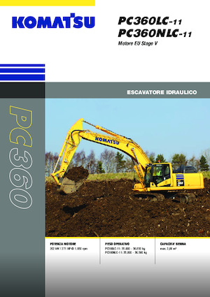 क्रॉलर एक्सकेवेटर Komatsu PC360NLC-11E0