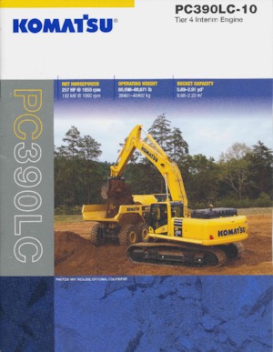 क्रॉलर एक्सकेवेटर Komatsu PC390LC-10 SLF