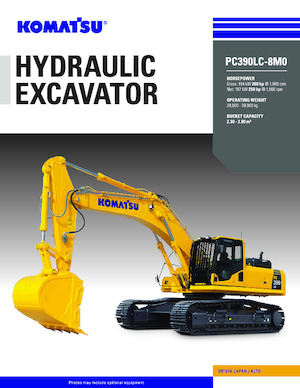 क्रॉलर एक्सकेवेटर Komatsu PC390LC-8M0