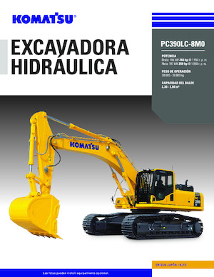 क्रॉलर एक्सकेवेटर Komatsu PC390LC-8M0