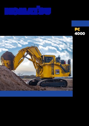क्रॉलर एक्सकेवेटर Komatsu PC4000-11