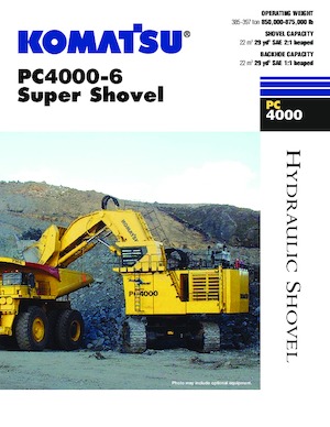 क्रॉलर एक्सकेवेटर Komatsu PC4000-6 
