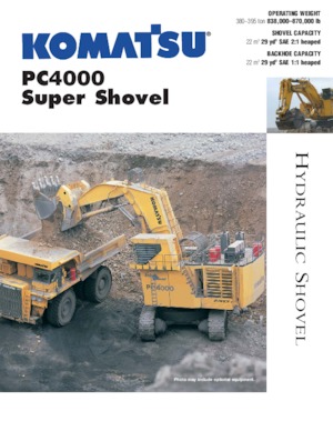 क्रॉलर एक्सकेवेटर Komatsu PC4000