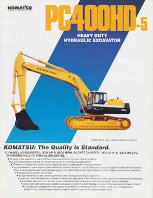 क्रॉलर एक्सकेवेटर Komatsu PC400HD-5