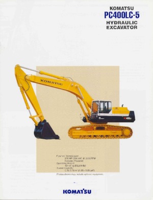 क्रॉलर एक्सकेवेटर Komatsu PC400LC-5