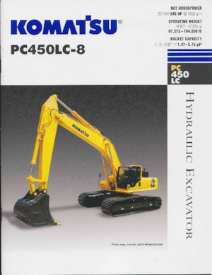 क्रॉलर एक्सकेवेटर Komatsu PC450LC-8