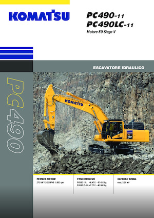 क्रॉलर एक्सकेवेटर Komatsu PC490LC-11E0