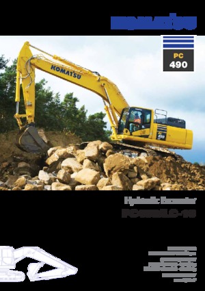 क्रॉलर एक्सकेवेटर Komatsu PC490LCD-10