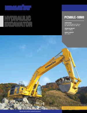 क्रॉलर एक्सकेवेटर Komatsu PC500LC-10M0