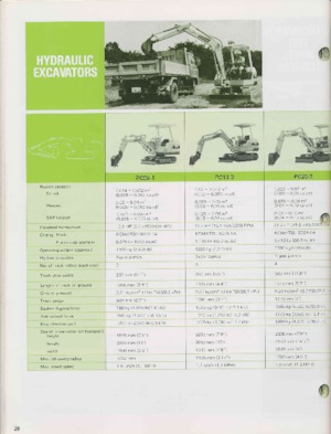 क्रॉलर एक्सकेवेटर Komatsu PC60-2