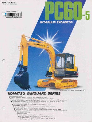 क्रॉलर एक्सकेवेटर Komatsu PC60-5
