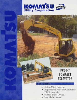 क्रॉलर एक्सकेवेटर Komatsu PC60-7