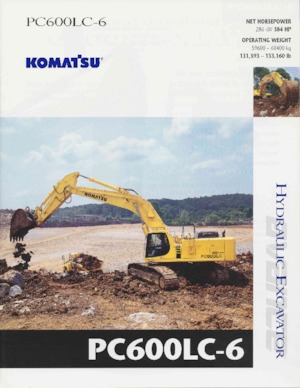 क्रॉलर एक्सकेवेटर Komatsu PC600-6