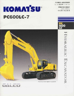 क्रॉलर एक्सकेवेटर Komatsu PC600LC-7
