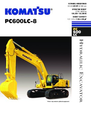 क्रॉलर एक्सकेवेटर Komatsu PC600LC-8
