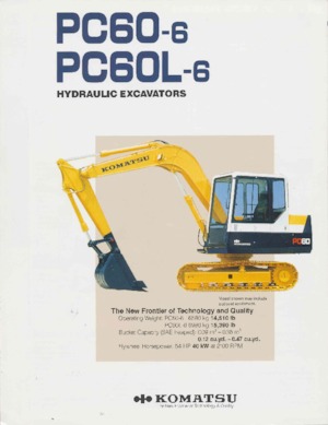क्रॉलर एक्सकेवेटर Komatsu PC60L-6