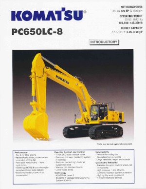 क्रॉलर एक्सकेवेटर Komatsu PC650LC-8