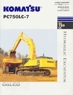 क्रॉलर एक्सकेवेटर Komatsu PC750LC-7