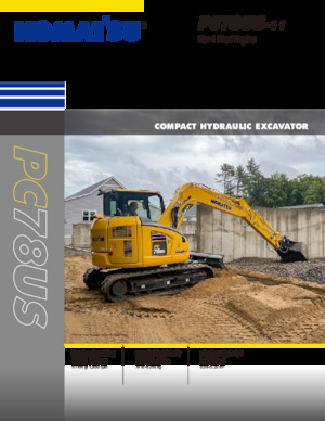 क्रॉलर एक्सकेवेटर Komatsu PC78US-11