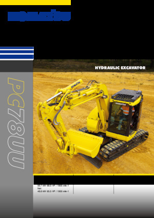 क्रॉलर एक्सकेवेटर Komatsu PC78UU-10