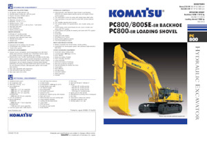 क्रॉलर एक्सकेवेटर Komatsu PC800-8R
