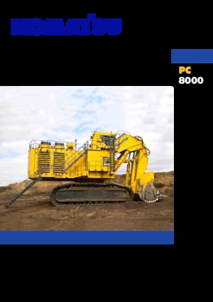 क्रॉलर एक्सकेवेटर Komatsu PC8000-11 