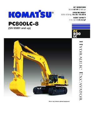 क्रॉलर एक्सकेवेटर Komatsu PC800LC-8/PC800-8