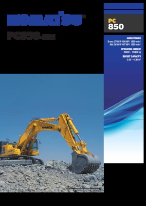 क्रॉलर एक्सकेवेटर Komatsu PC850-8R1