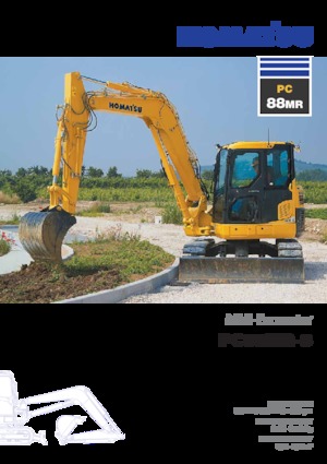 क्रॉलर एक्सकेवेटर Komatsu PC88MR-8