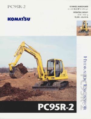 क्रॉलर एक्सकेवेटर Komatsu PC95R-2